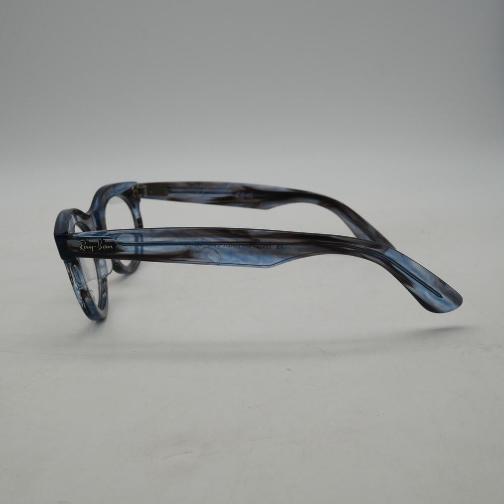NEW Ray-Ban Wayfarer Oval Transparent Blue Color Reactive Eyeglasses Frames - Picture 7 of 10